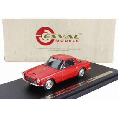 ESVAL MODEL FIAT 1500 S COUPE BY FISSORE 1960 - RED 1/43