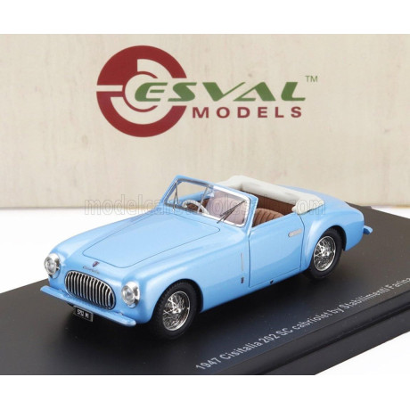 ESVAL MODEL CISITALIA 202 SC STABILIMENTI FARINA CABRIOLET OPEN 1947 - BLUE 1/43