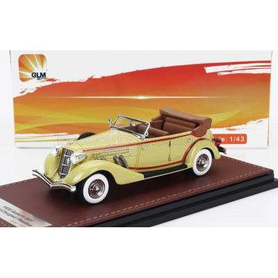 GLM MODELS AUBURN 851 SUPERCHARGED PHAETON CABRIOLET OPEN 1935 - YELLOW 1/43