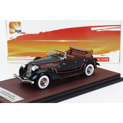 GLM MODELS AUBURN 851 SUPERCHARGED PHAETON CABRIOLET OPEN 1935 - BLACK 1/43
