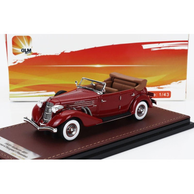 GLM MODELS AUBURN 851 SUPERCHARGED PHAETON CABRIOLET OPEN 1935 - RED 1/43