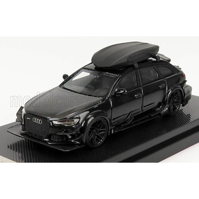 GLM MODELS AUDI A6 RS6 AVANT RACE DARWINPRO WIDEBODY 2017 - BLACK 1/64