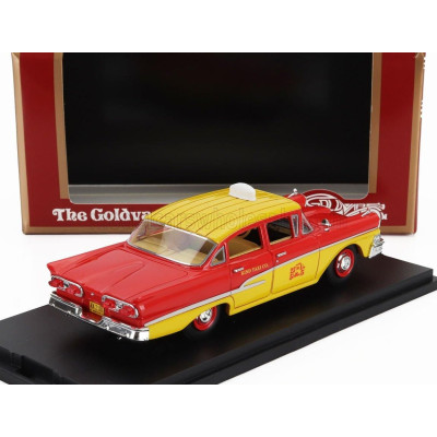 GOLDVARG FORD USA CUSTOM 300 TAXI 1958 - YELLOW RED 1/43
