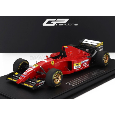GP REPLICAS FERRARI F1  412T2 N 27 SEASON 1995 JEAN ALESI - CON VETRINA - WITH SHOWCASE - RED 1/18