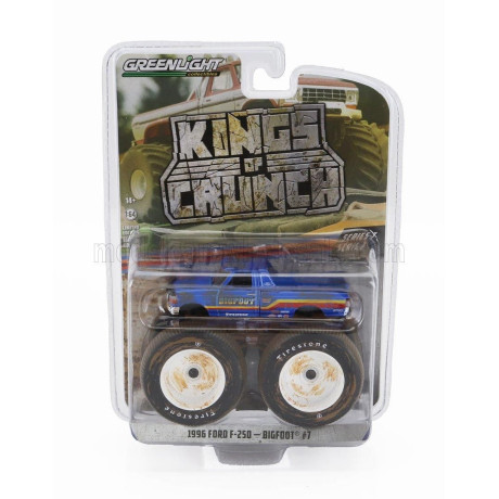GREENLIGHT FORD USA F-250 BIGFOOT MONSTER 1996 - BLUE 1/64