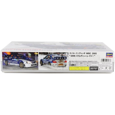 HASEGAWA SUBARU IMPREZA WRC TEAM CERSANIT N 71 RALLY SWEDEN 2006 MICHAL SOLOWOW - MACIEJ BARAN 1/24