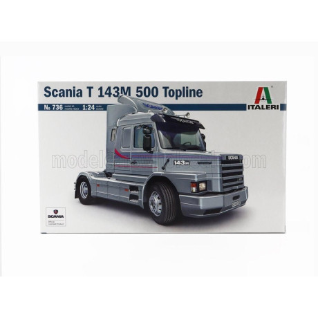 ITALERI SCANIA 143M 500 TOPLINE TRACTOR TRUCK 2-ASSI 1995 1/24