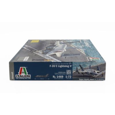 ITALERI LOCKHEED MARTIN F-35 C LIGHTNING II MILITARY AIRPLANE 2011 1/72