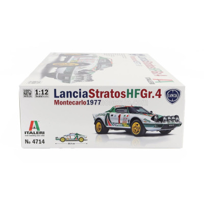 ITALERI LANCIA STRATOS HF ALITALIA Gr.4 (night version) N 1 WINNER RALLY MONTECARLO 1977 SANDRO MUNARI - SILVIO MAIGA + STRATOS