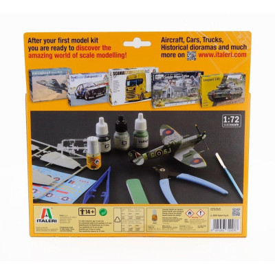 ITALERI SUPERMARINE SPITFIRE MK.IX MILITARY AIRPLANE 1941 1/72
