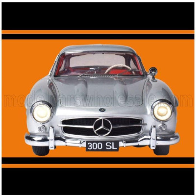 IXO MODELS MERCEDES BENZ SL-CLASS 300SL COUPE (W198) 1954 - SILVER 1/8