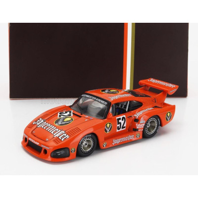 IXO MODELS PORSCHE 935 K3 TEAM JAGERMEISTER KREMER RACING N 52 2nd NURBURGRING DRM 1981 BOB WOLLEK - ORANGE 1/43