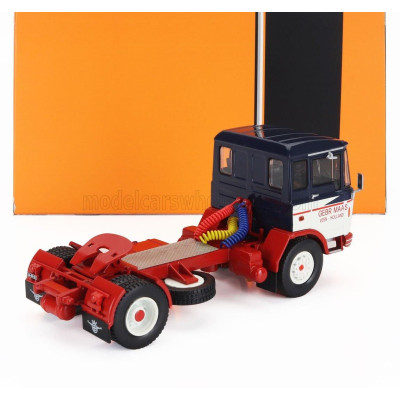 IXO MODELS DAF 2600 TRACTOR TRUCK 2-ASSI 1970 - WHITE RED 1/43