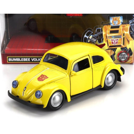 JADA VOLKSWAGEN BEETLE 1969 - BUMBLEBEE TRANSFORMERS - MOVIE - YELLOW 1/32