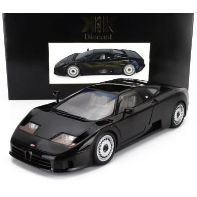KK SCALE BUGATTI EB110 1991 - BLACK 1/12
