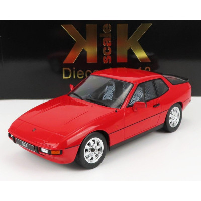 KK SCALE PORSCHE 924 COUPE 1985 - RED 1/18