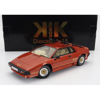 KK SCALE LOTUS ESPRIT TURBO 1981 WITH SKI - CON SCI - COPPER MET 1/18