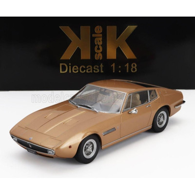 KK SCALE MASERATI GHIBLI COUPE 1969 - GOLD MET 1/18