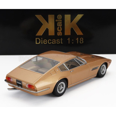 KK SCALE MASERATI GHIBLI COUPE 1969 - GOLD MET 1/18