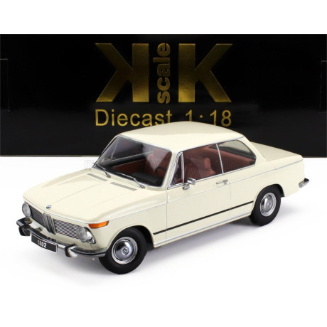 KK SCALE BMW 1802 1-SERIES FACELIFT (RESTYLING) 1971 - WHITE 1/18