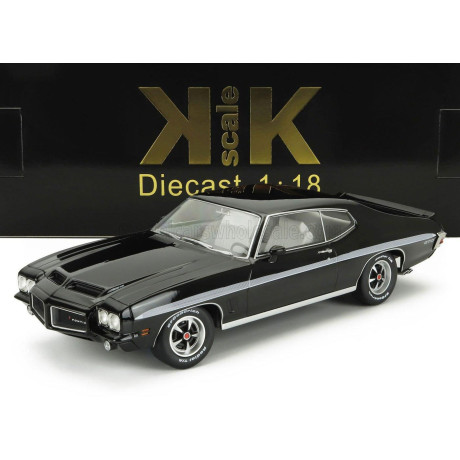 KK SCALE PONTIAC GTO LEMANS RAM AIR COUPE 1972 - BLACK 1/18