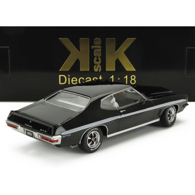 KK SCALE PONTIAC GTO LEMANS RAM AIR COUPE 1972 - BLACK 1/18