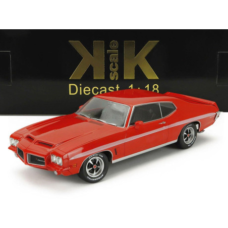 KK SCALE PONTIAC GTO LEMANS RAM AIR COUPE 1972 - RED 1/18