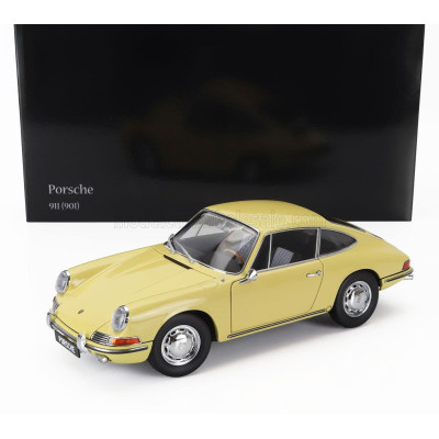 KYOSHO PORSCHE 911 901 COUPE 1964 - CHAMPAGNE YELLOW 1/18