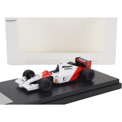LCD MODEL McLAREN F1  MP4/6 HONDA N 1 WORLD CHAMPION SEASON 1991 AYRTON SENNA - RED WHITE 1/64