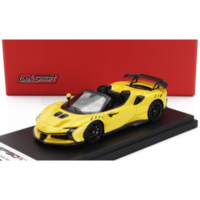 LOOKSMART FERRARI SF90 XX STRADALE SPIDER 2024 - GIALLO TRISTRATO - YELLOW MET BLACK 1/43