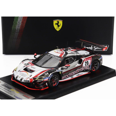 LOOKSMART FERRARI 296 GT3 3.0L TWIN TURBO V6 TEAM WTM BY RINALDI RACING N 20 7th 24h NURBURGRING 2023 LEONARD WEISS - JOCHEN KRU