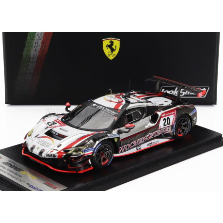 LOOKSMART FERRARI 296 GT3 3.0L TWIN TURBO V6 TEAM WTM BY RINALDI RACING N 20 7th 24h NURBURGRING 2023 LEONARD WEISS - JOCHEN KRU