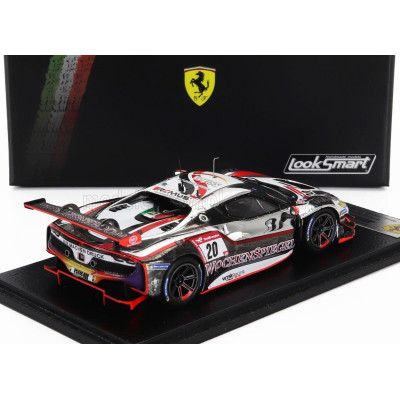 LOOKSMART FERRARI 296 GT3 3.0L TWIN TURBO V6 TEAM WTM BY RINALDI RACING N 20 7th 24h NURBURGRING 2023 LEONARD WEISS - JOCHEN KRU