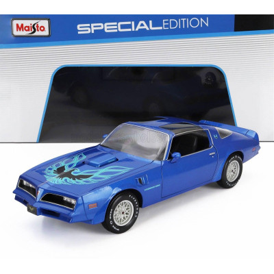 MAISTO PONTIAC FIREBIRD TRANS AM 1978 - BLUE 1/18