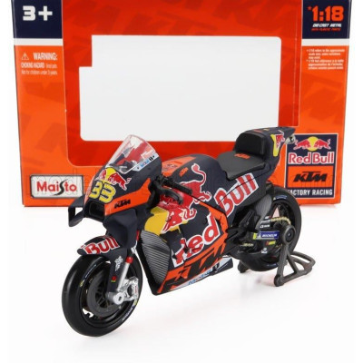 MAISTO KTM RC16 TEAM RED BULL FACTORY RACING N 33 MOTOGP SEASON 2023 BRAD BINDER - BLUE RED YELLOW 1/18