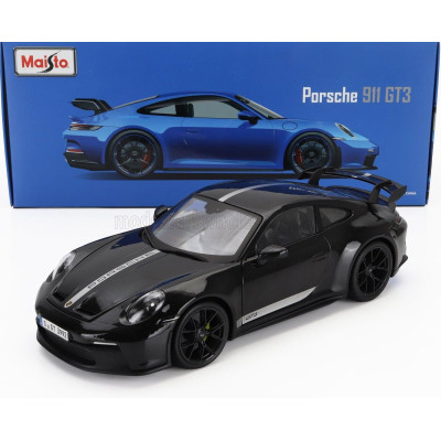 MAISTO PORSCHE 911 992 GT3 COUPE 2022 - BLACK 1/18