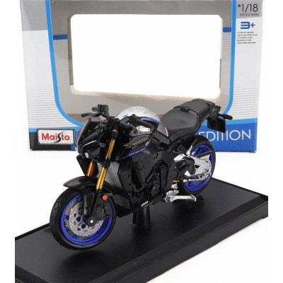 MAISTO YAMAHA MT-10 SP 2023 - BLACK SILVER 1/18