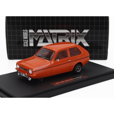 MATRIX SCALE MODELS RELIANT ROBIN SALOON 1973 - ORANGE 1/43