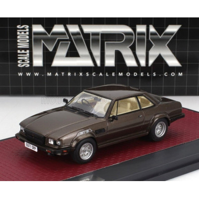 MATRIX SCALE MODELS DE TOMASO LONGCHAMP GTS/E 1988 - BROWN MET 1/43