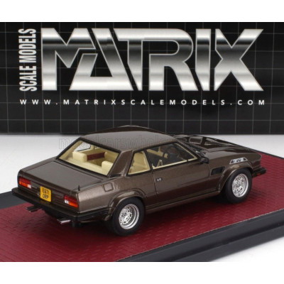 MATRIX SCALE MODELS DE TOMASO LONGCHAMP GTS/E 1988 - BROWN MET 1/43