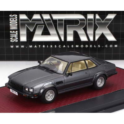 MATRIX SCALE MODELS DE TOMASO LONGCHAMP GTS/E 1988 - GREY MET 1/43