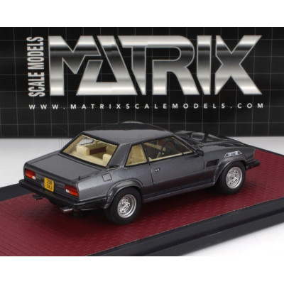 MATRIX SCALE MODELS DE TOMASO LONGCHAMP GTS/E 1988 - GREY MET 1/43