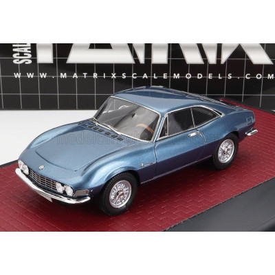 MATRIX SCALE MODELS FIAT DINO PININFARINA BERLINETTA SPECIALE PROTOTYPE 1965 FERRARI ENGINE - BLUE MET 1/43