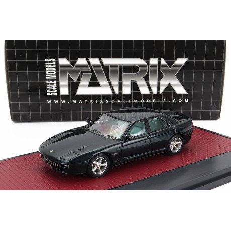 MATRIX SCALE MODELS FERRARI 456GT SEDAN 1993 - GREEN MET 1/43