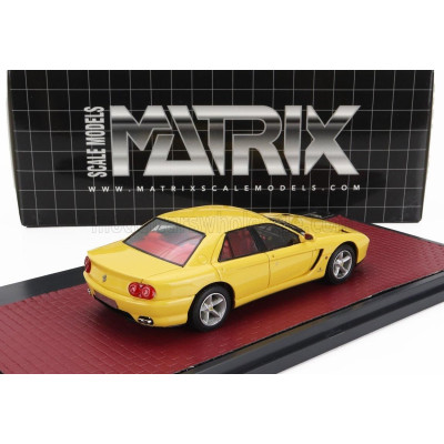 MATRIX SCALE MODELS FERRARI 456GT SEDAN 1993 - YELLOW 1/43