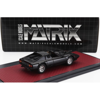 MATRIX SCALE MODELS FERRARI 512BB TARGA STRAMAN 1978 - BLACK 1/43