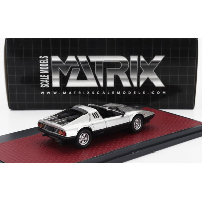 MATRIX SCALE MODELS FERRARI 512BB TARGA STRAMAN 1978 - SILVER BLACK 1/43
