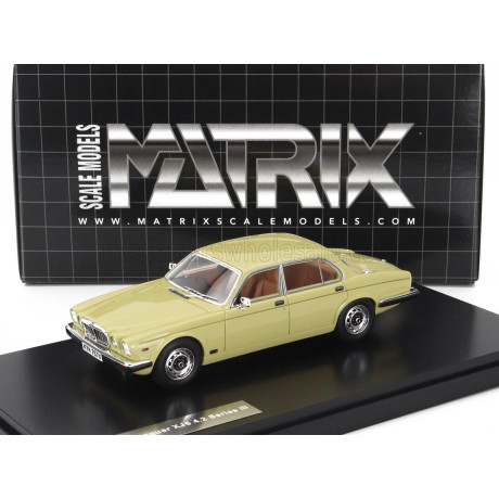 MATRIX SCALE MODELS JAGUAR XJ6 SIII 4.2 1979 - PORTLAND BEIGE 1/43