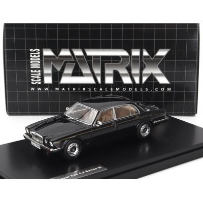 MATRIX SCALE MODELS JAGUAR XJ6 SIII 4.2 1979 - BLACK 1/43