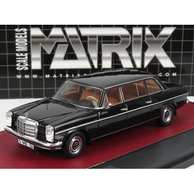 MATRIX SCALE MODELS MERCEDES BENZ V114 POLLMANN 1969 - BLACK 1/43